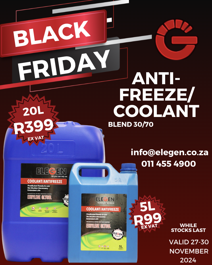 Elegen Parts - Black Friday Specials - Anti Freeze or Coolant Promotion