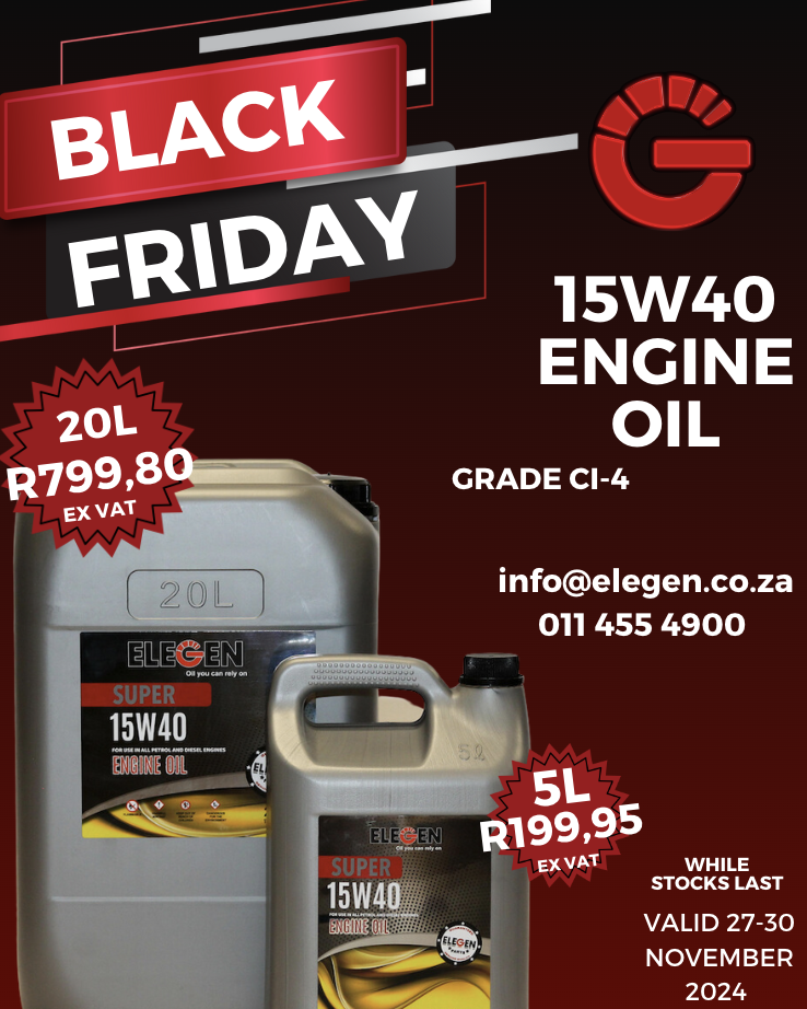 Elegen Parts - Black Friday Special - 15W40 Engine Oil promotion