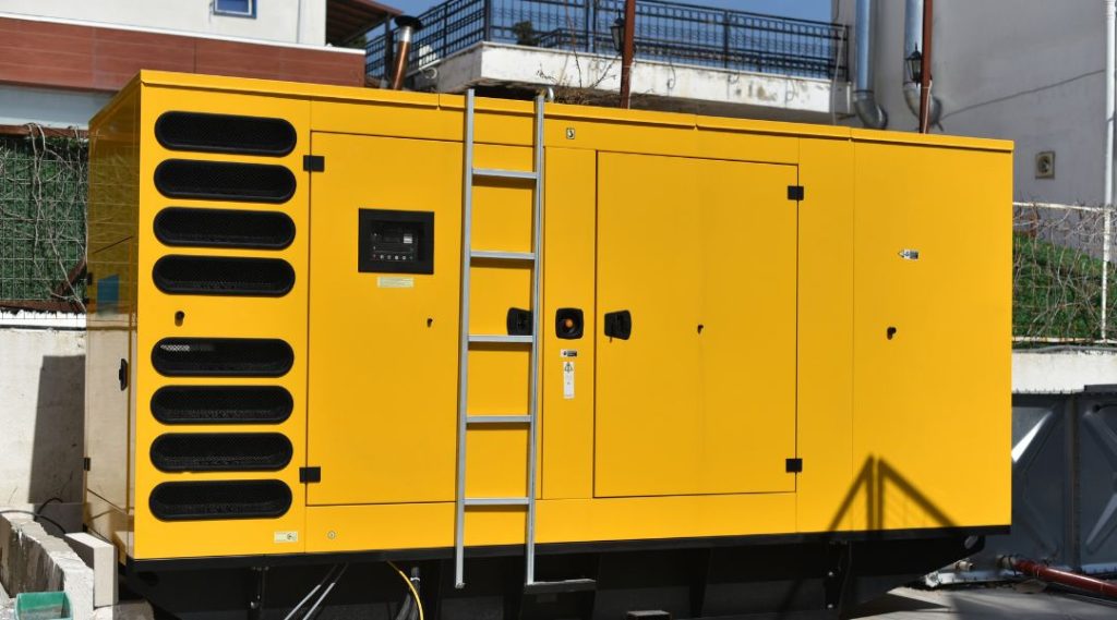 Diesel Generator on Rooftop